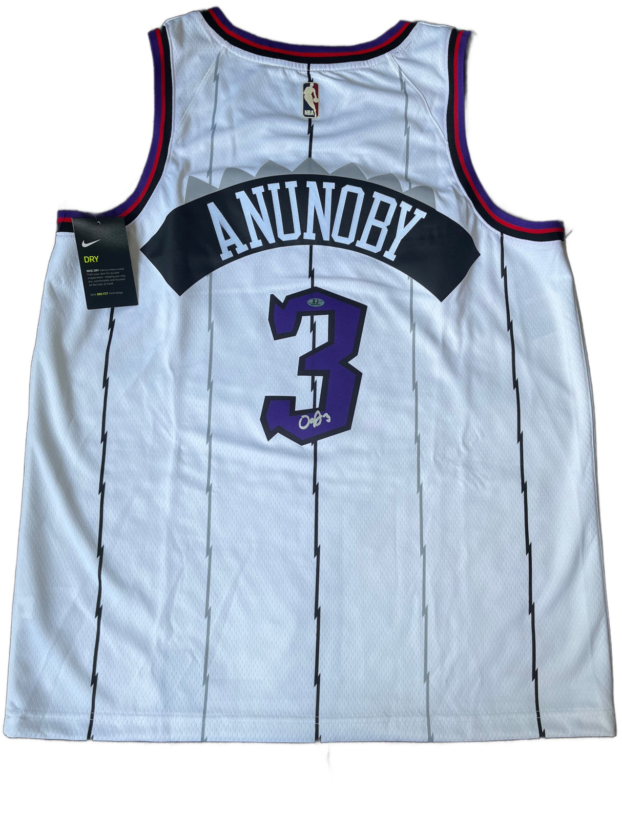 OG Anunoby Signed Toronto Raptors Vintage Nike Jersey - AUCTION