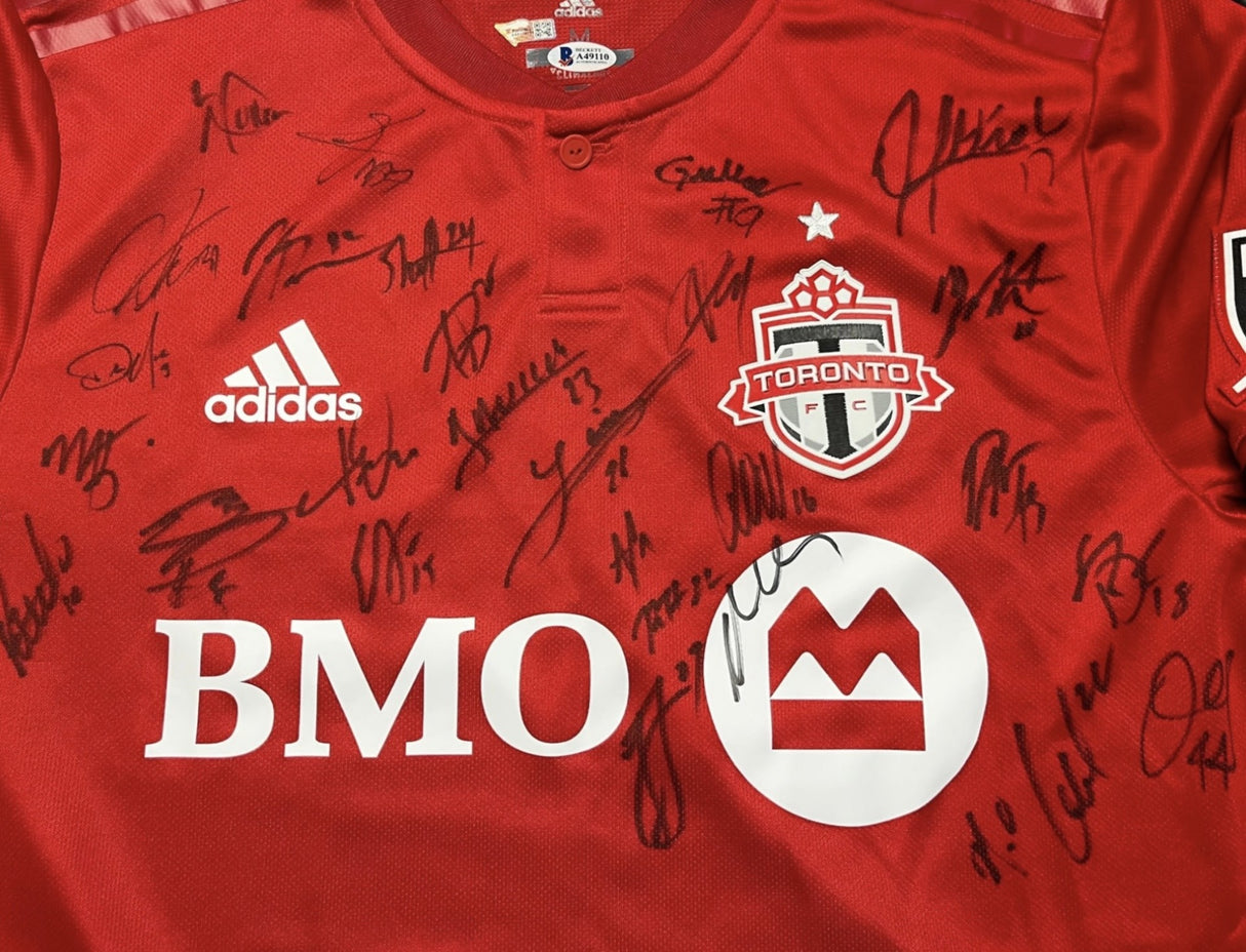 Official Toronto FC 2019 Team Signed Jersey Fanatics Authentic - AUCTION