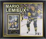 Mario Lemieux Embedded Signature Pittsburgh Penguins - AUCTION