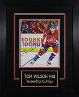 Tom Wilson Signed Washington Capitals Signed Framed 8x10 Photo - AUCTION