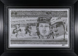 Sidney Crosby and Nathan MacKinnon Dual-Signed Framed 43x31 Robb Scott Art Print (Limited Edition AP 3/15) - AUCTION