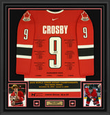 Sidney Crosby Signed Framed 34x42 Team Canada 2005 World Junior Championships Milestone Edition Jersey (Limited Edition 78 of 87) - AUCTION