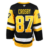 (PERSONALIZED) Sidney Crosby Signed Jersey Pittsburgh Penguins Black Fanatics Premium - AUCTION