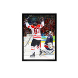 (PERSONALIZED) Sidney Crosby Team Canada Signed Framed 20x29 Golden Goal Canvas - AUCTION