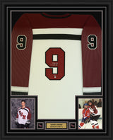 Sidney Crosby Signed Framed 34x42 Shattuck St Mary's White Jersey (Limited Edition 8 of 87) - AUCTION