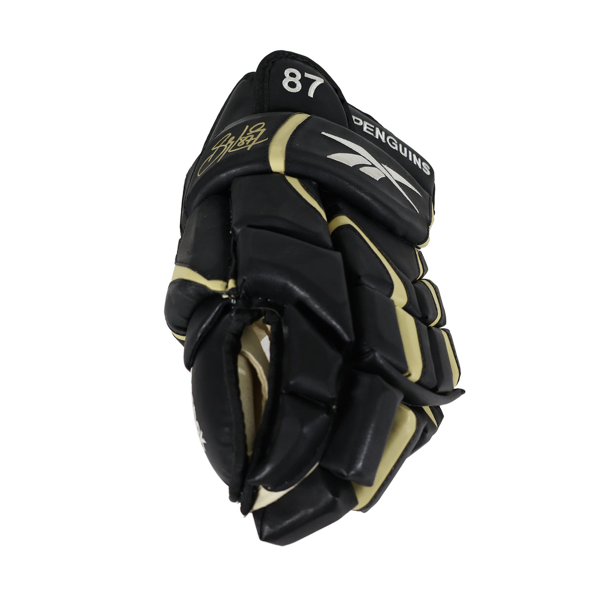 Sidney Crosby Signed Glove Pittsburgh Penguins Reebok On-Ice Pro Stock Pair (Left Hand Glove Signed) - AUCTION