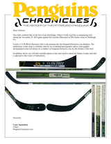 Sidney Crosby Signed Game Used Stick vs Carolina Hurricanes November 29th 2022 (ST-155) - AUCTION