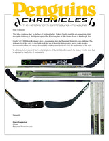 Sidney Crosby Signed Game Used Stick vs Winnipeg Jets (2/6/24) Photomatched by Pittsburgh Chronicles (ST-200) - AUCTION