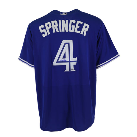 George Springer Signed Toronto Blue Jays Nike Replica Jersey - AUCTION