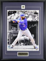 Jose Bautista Signed Toronto Blue Jays Framed 16x20 Photo - AUCTION