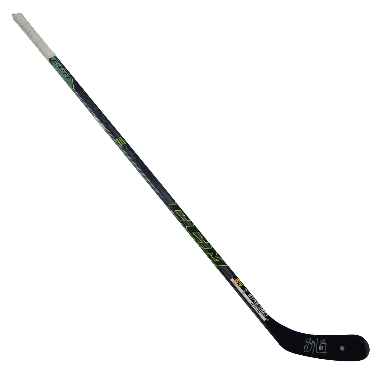 Sidney Crosby Signed Game Used Stick vs Anaheim Ducks (01/16/2023) Photomatched by Pittsburgh Chronicles (ST-171) - AUCTION