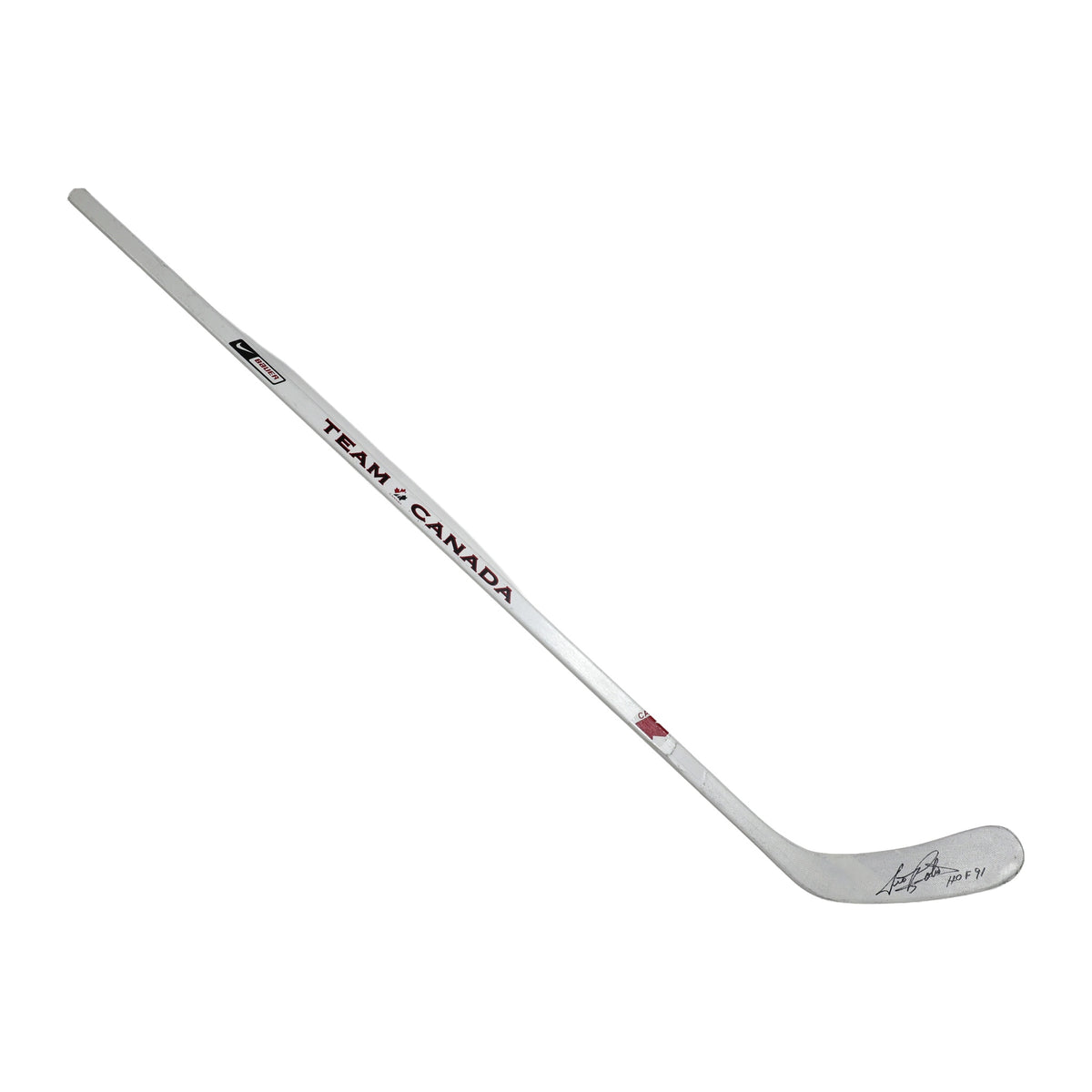 Denis Potvin Signed Team Canada Bauer Hockey Stick - AUCTION