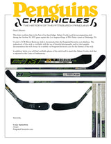 Sidney Crosby Signed Game Used Stick vs Los Angeles Kings (10/20/22) Photomatched by Pittsburgh Chronicles (ST-143) - AUCTION