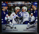 Wendel Clark and Doug Gilmour Signed Toronto Maple Leafs Framed 19x15 Photo - AUCTION