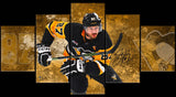 Sidney Crosby Pittsburgh Penguins Polyptych Canvas Wall Art - AUCTION
