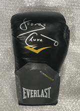 George Chuvalo Signed Black Everlast Boxing Glove - AUCTION