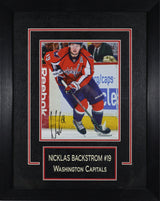 Nicklas Backstrom Signed Washington Capitals Framed 8x10 Action Photo - AUCTION