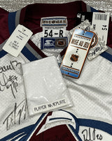 **RARE** Colorado Avalanche Team Issued Size 54R Signed by 24 Members of the 1997-98 Roster Authentic Starter Jersey - AUCTION