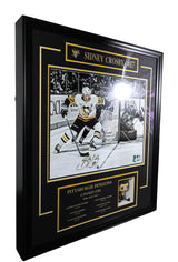 Sidney Crosby Signed Pittsburgh Penguins Framed 16x20 with Career Milestones and Funko Pop - AUCTION