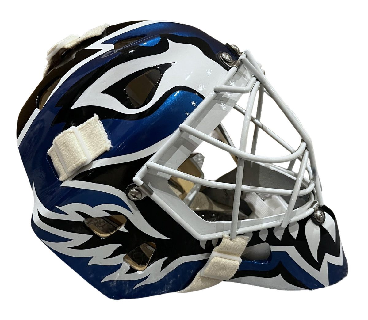 Felix "The Cat" Potvin Signed Toronto Maple Leafs Full Size Fibreglass Replica Pro Goalie Mask - AUCTION