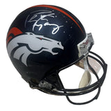 Peyton Manning Signed Denver Broncos Full Size Authentic Helmet - AUCTION