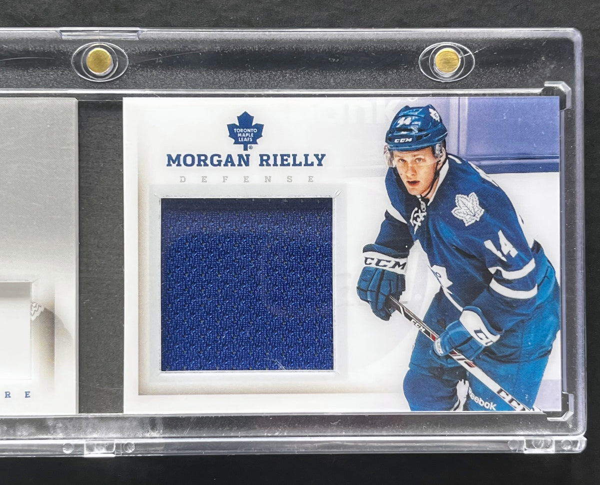 2013 Panini Playbook Morgan Rielly First Round Rookie Jersey Auto - AUCTION