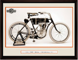 Harley Davidson Framed First Model Print - Frameworth Sports Canada 