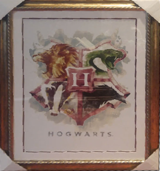 Hogwartz Framed Logo Print