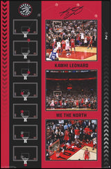 Kawhi Leonard 22x34 Plaque The Shot Collage Raptors - Frameworth Sports Canada 