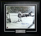 Bobby Orr Boston Bruins Signed 16x20 "The Goal" Black and White Framed Photo - Frameworth Sports Canada 