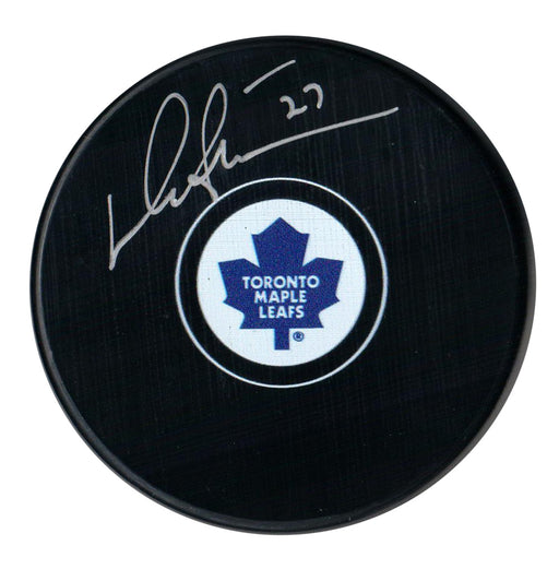 Darryl Sittler Signed Toronto Maple Leafs Autograph Series Puck - Frameworth Sports Canada 