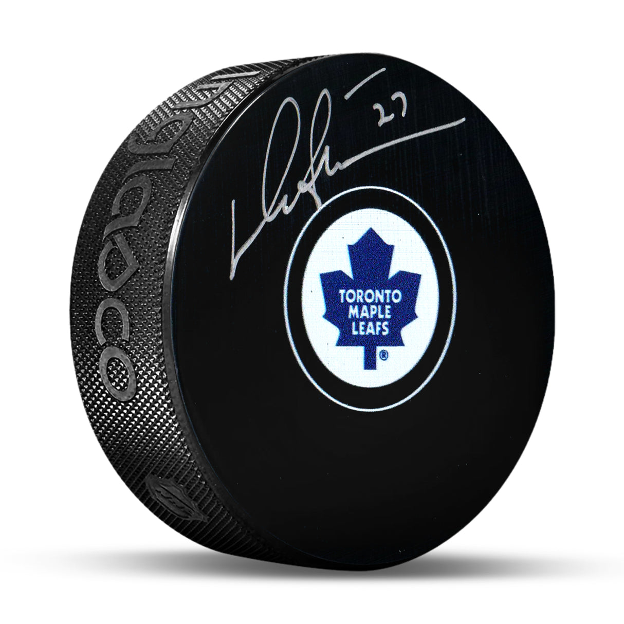 Darryl Sittler Signed Toronto Maple Leafs Autograph Series Puck