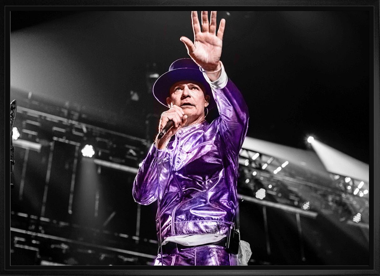 The Tragically Hip 20x29 Canvas Framed Gord in Purple-H - Frameworth Sports Canada 