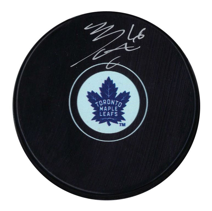 Mitch Marner Signed Toronto Maple Leafs Puck - Frameworth Sports Canada 