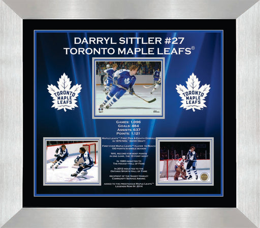 Darryl Sittler Framed Career Collage - Frameworth Sports Canada 