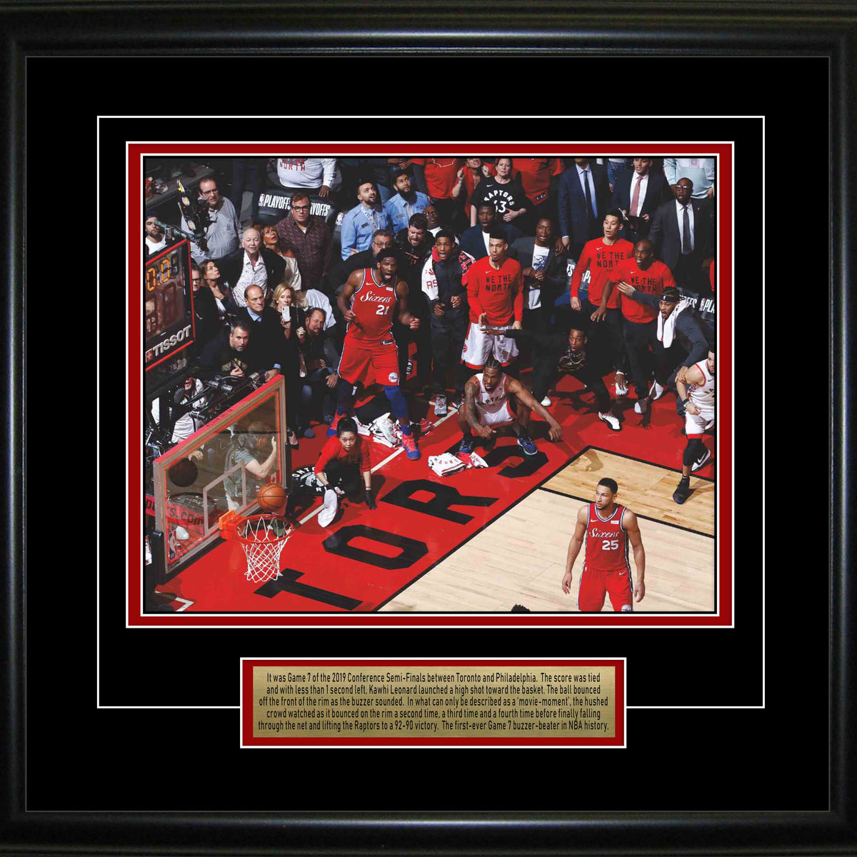 Kawhi Leonard Toronto Raptors Framed 8x10 Game 7 