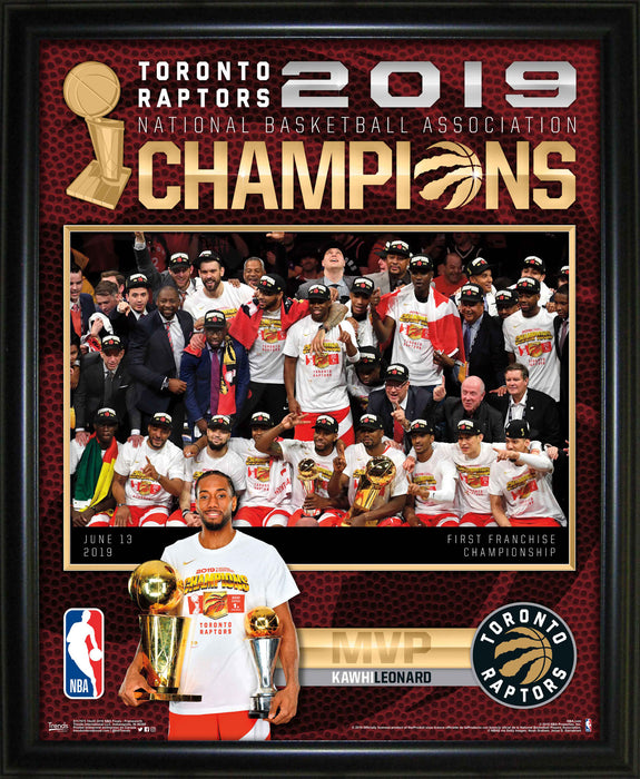 Toronto Raptors Framed 16x20 2019 World Champions Collage - Frameworth Sports Canada 