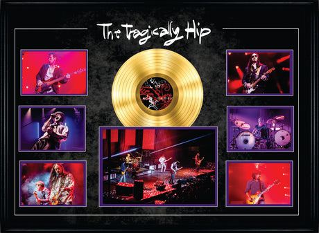 The Tragically Hip Framed Concert Collage with Gold LP - Frameworth Sports Canada 