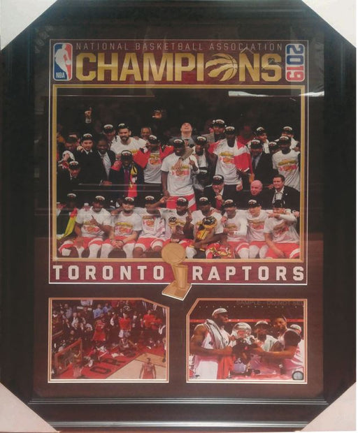 Toronto Raptors Framed 8x10 2019 World Champion Collage - Frameworth Sports Canada 