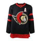 Thomas Chabot Signed Jersey Ottawa Senators Black Adidas - AUCTION