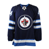 Josh Morrissey Signed Jersey Winnipeg Jets Blue Adidas - AUCTION