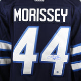 Josh Morrissey Signed Jersey Winnipeg Jets Blue Adidas - AUCTION