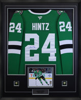 Roope Hintz Signed Framed Jersey Dallas Stars 2024 Fanatics Premium - AUCTION