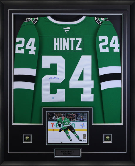 Roope Hintz Signed Framed Jersey Dallas Stars 2024 Fanatics Premium - AUCTION