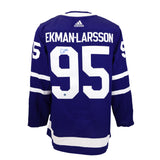 Oliver Ekman-Larsson Signed Jersey Toronto Maple Leafs Blue Adidas Auth. - AUCTION