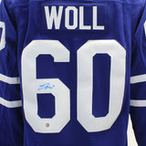 Joseph Woll Signed Jersey Maple Leafs Blue Fanatics Premium - AUCTION