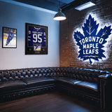 Oliver Ekman-Larsson Signed Jersey Framed Toronto Maple Leafs Blue Adidas - AUCTION