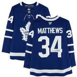 Auston Matthews Signed Jersey Toronto Maple Leafs Blue Fanatics Premium