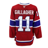 Brendan Gallagher Signed Jersey Montreal Canadiens Red Fanatics Premium - AUCTION