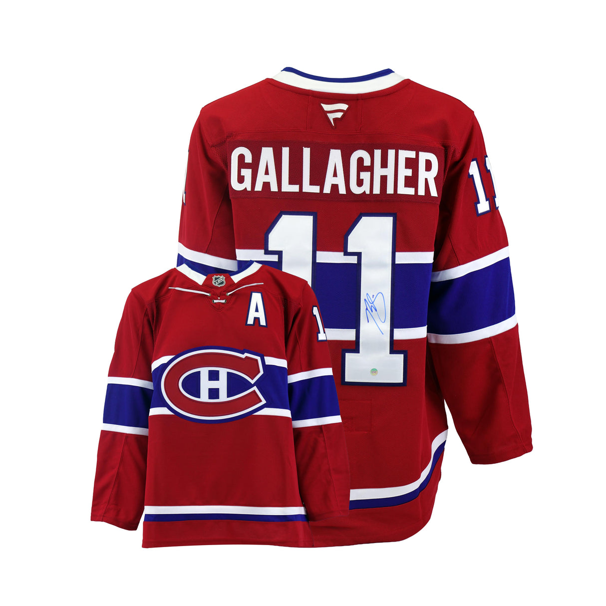 Brendan Gallagher Signed Jersey Montreal Canadiens Red Fanatics Premium - AUCTION